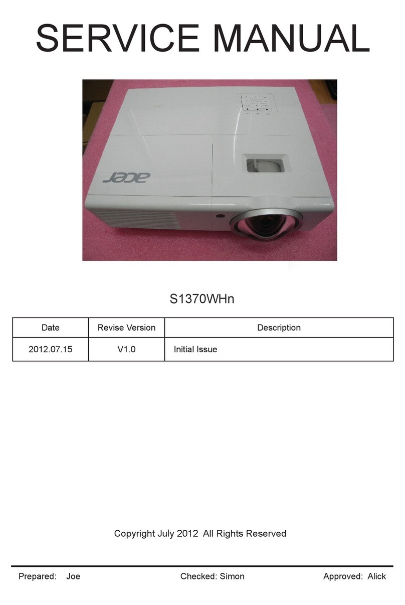 Acer S1370WHn Series Service manual