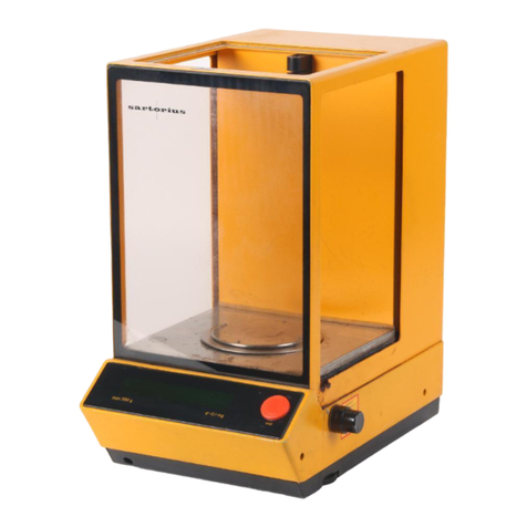 Sartorius 1601 MP 8 User manual