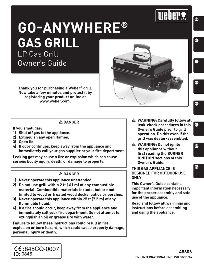 Weber GO-ANYWHERE 1141056 User manual
