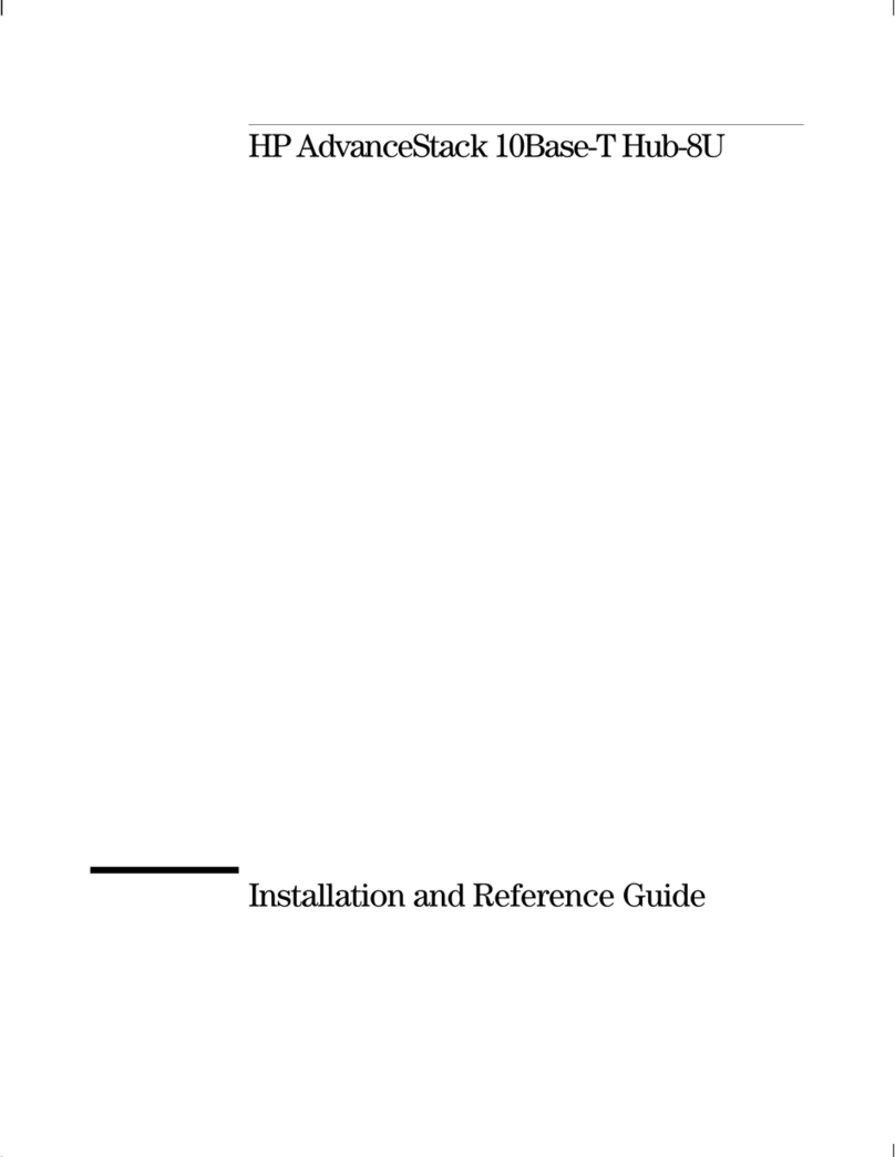 HP AdvanceStack J2610B Installation and reference guide