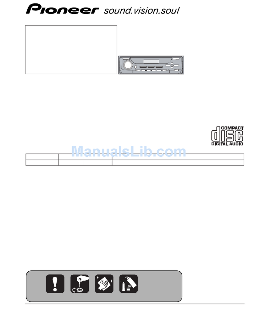 Pioneer DEH-P840MP Service manual