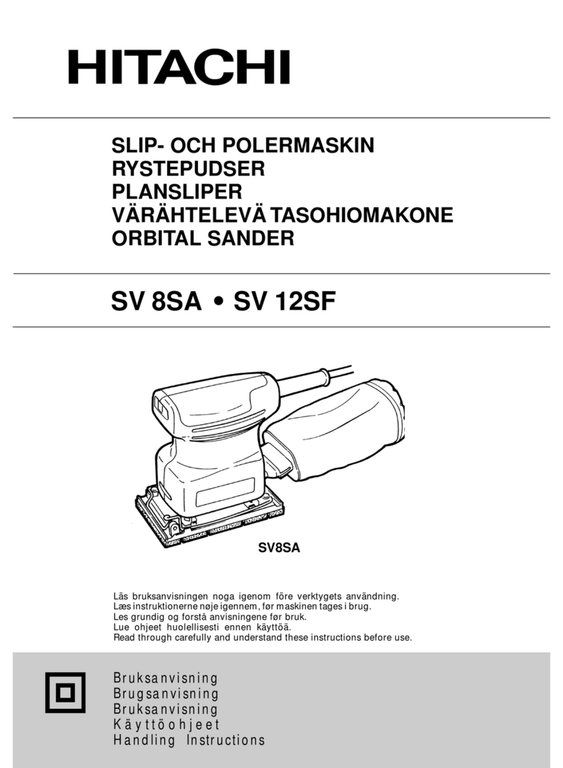 Hitachi SV 8SA User manual