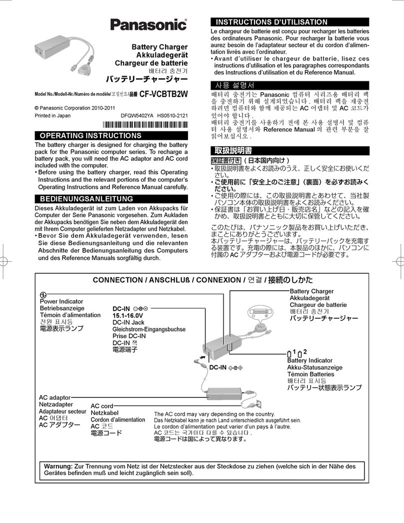Panasonic CF-VCBTBB2W operating instructions Panasonic CF-VCBTBB2W operating instructions