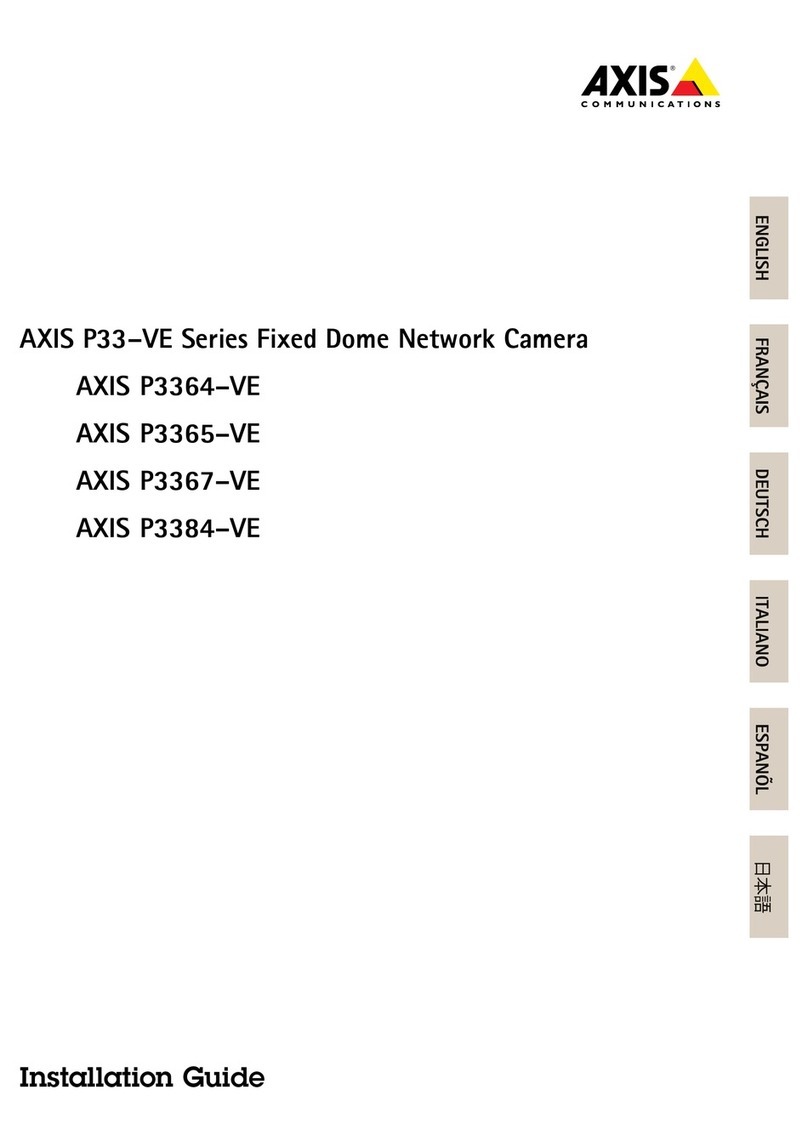 Axis P3364-VE User manual