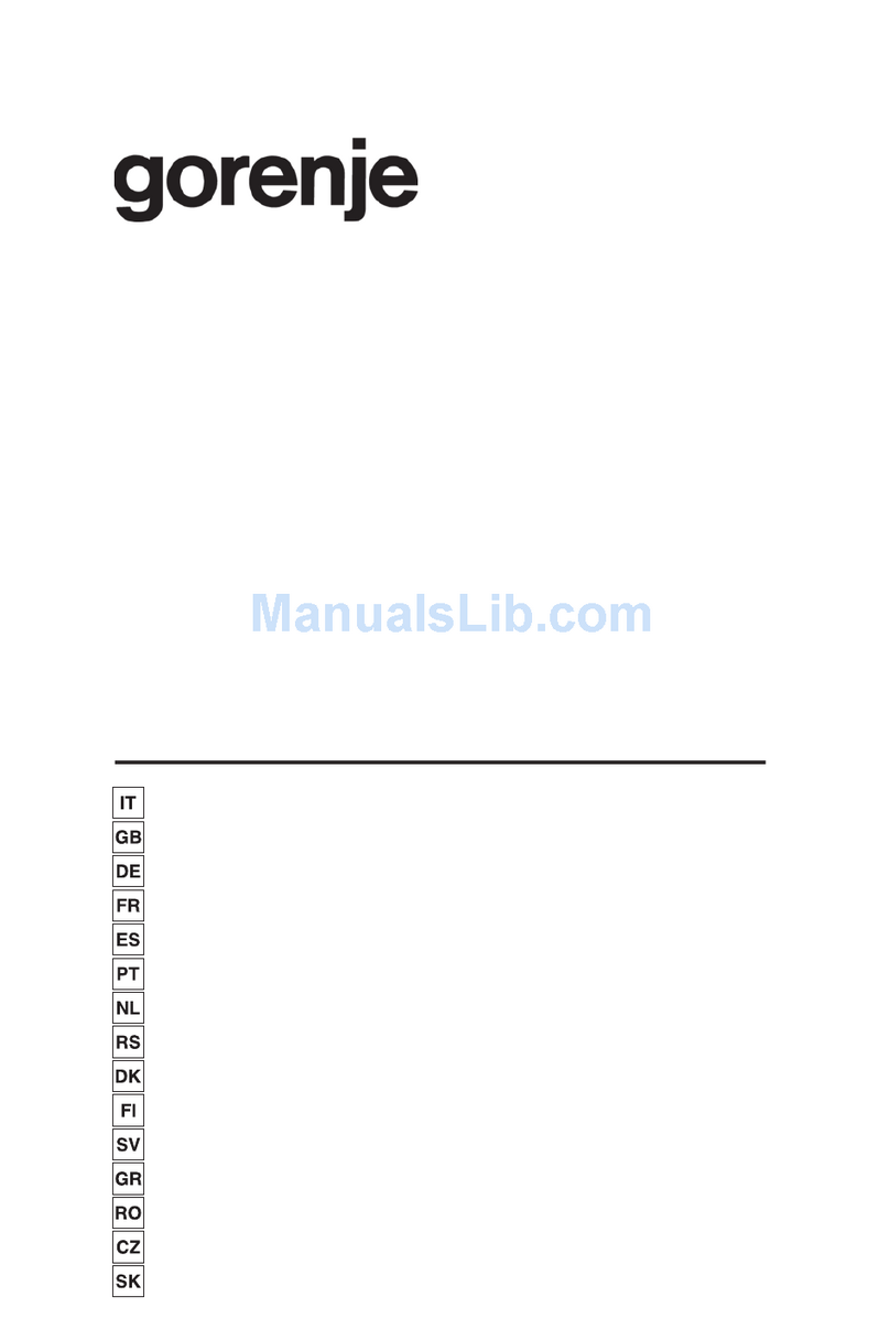 Gorenje DF GA9575 BX User manual