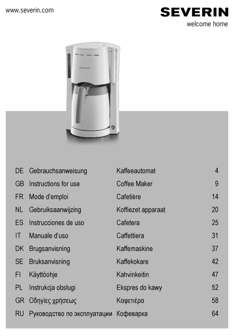 SEVERIN KA 9485 User manual