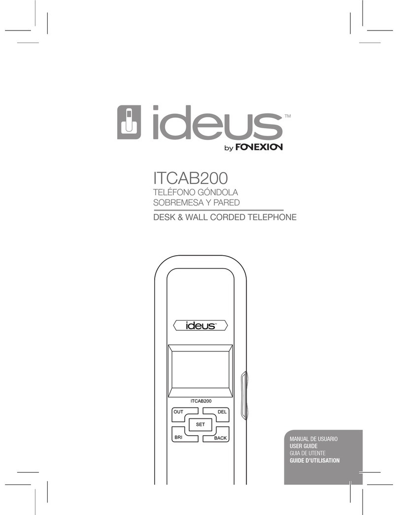 Fonexion ideus ITCAB200 user guide