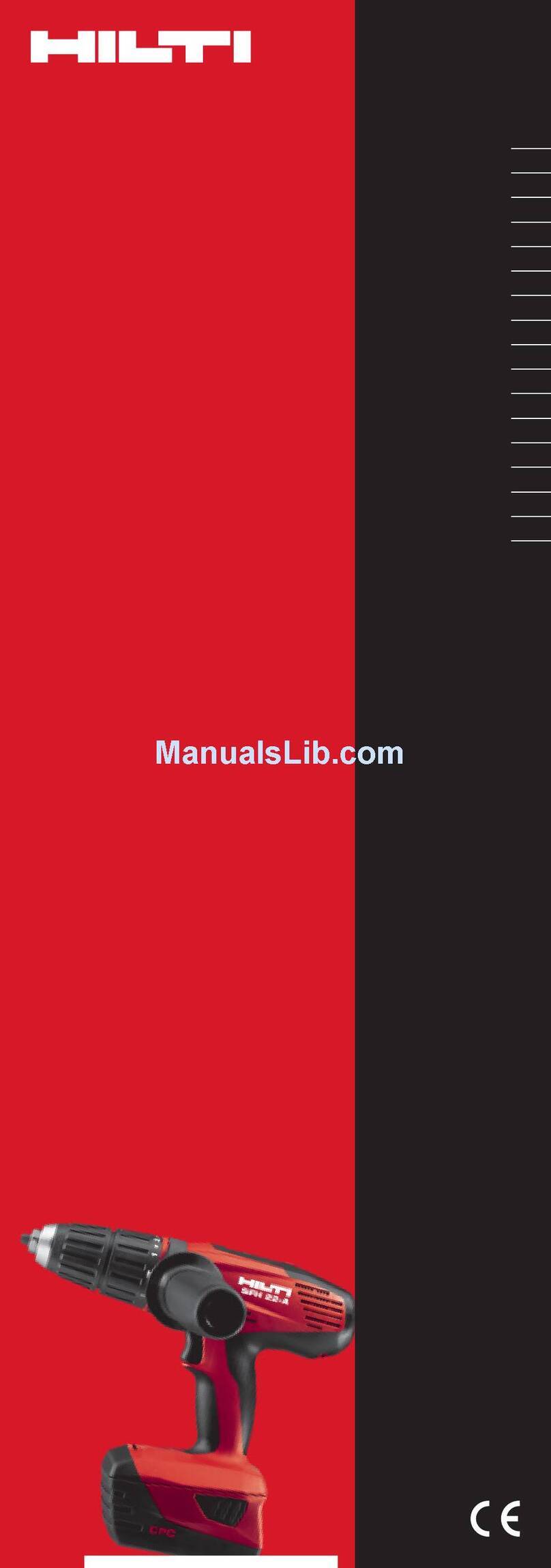 Hilti SFH 22-A User manual