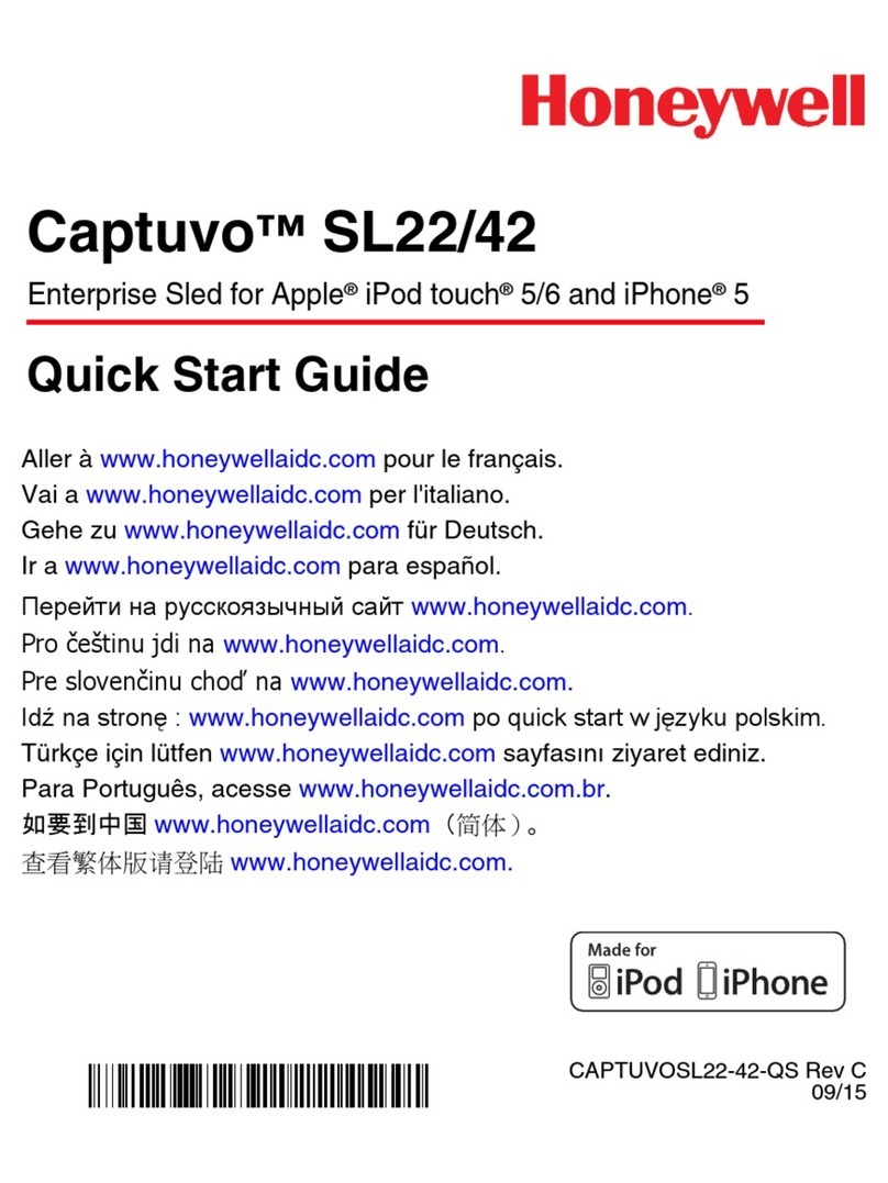 Honeywell Captuvo SL22 quick start guide