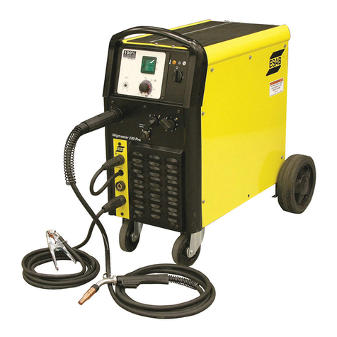 ESAB Migmaster 280 Pro User manual