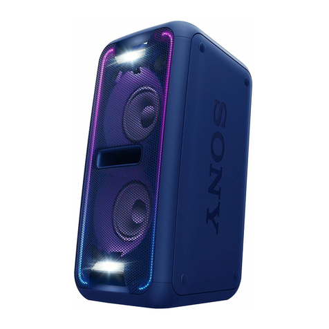 Sony GTK-XB7 operating instructions