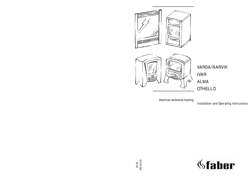 Faber Varda Installation and operating instructions