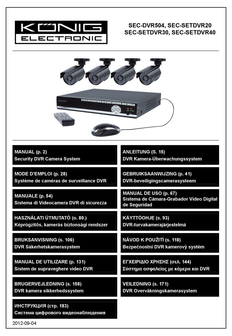 Konig SEC-DVR504 User manual