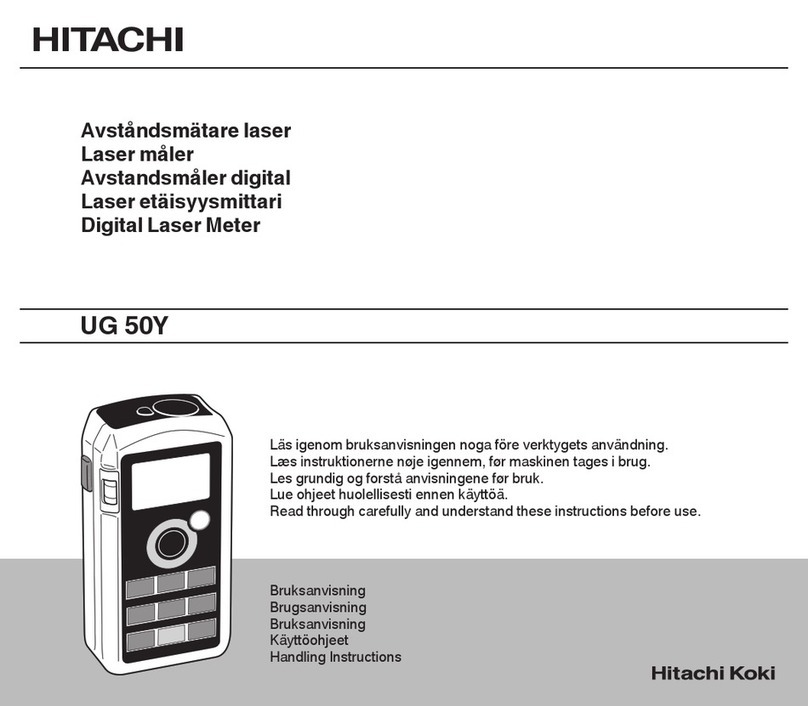 Hitachi UG 50Y Handling instructions