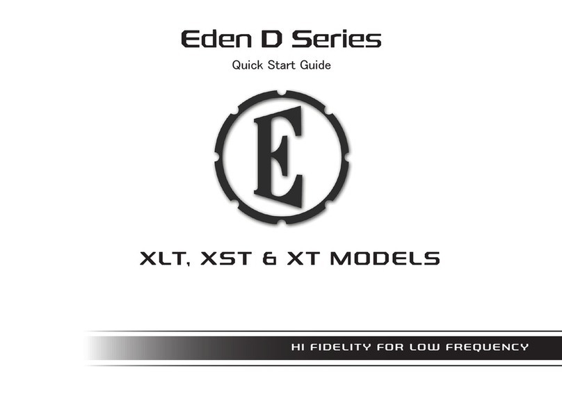 Eden XLT User manual