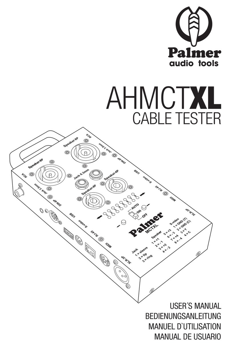 Palmer AHMCTXL user manual