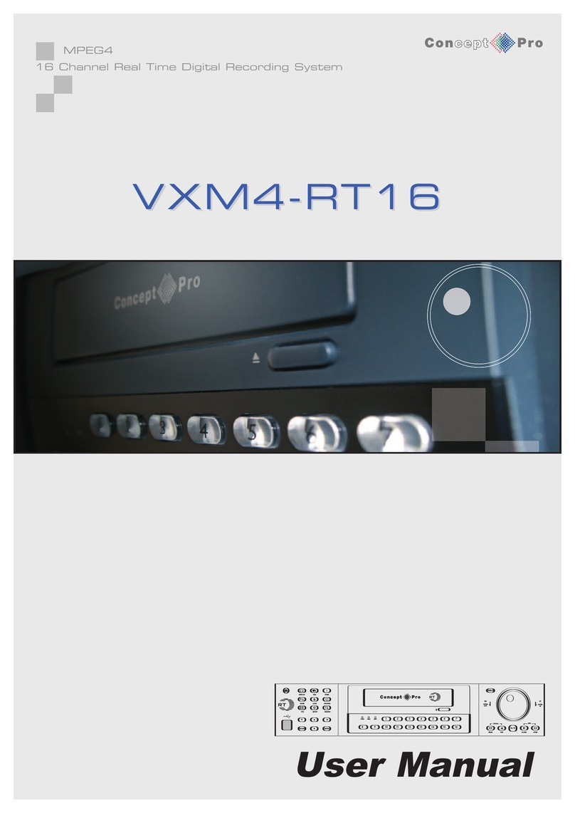 Concept Pro VXM4-RT16 user manual