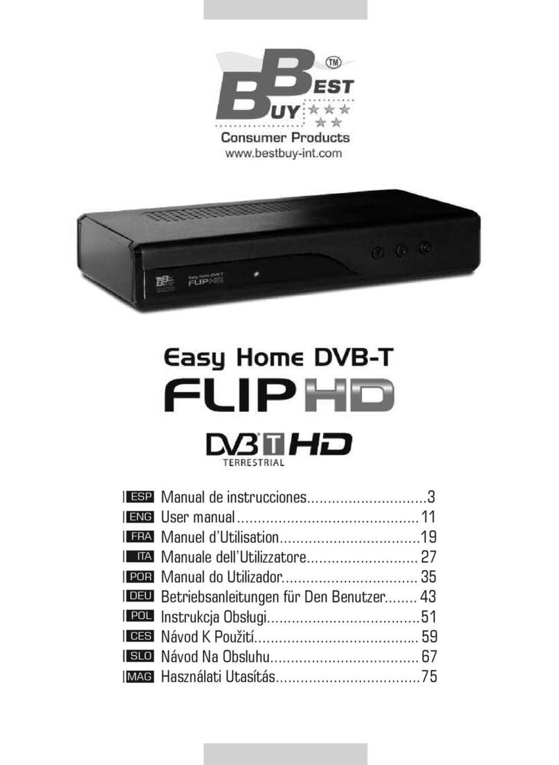 Best Buy Easy Home DVB-T Flip HD User manual