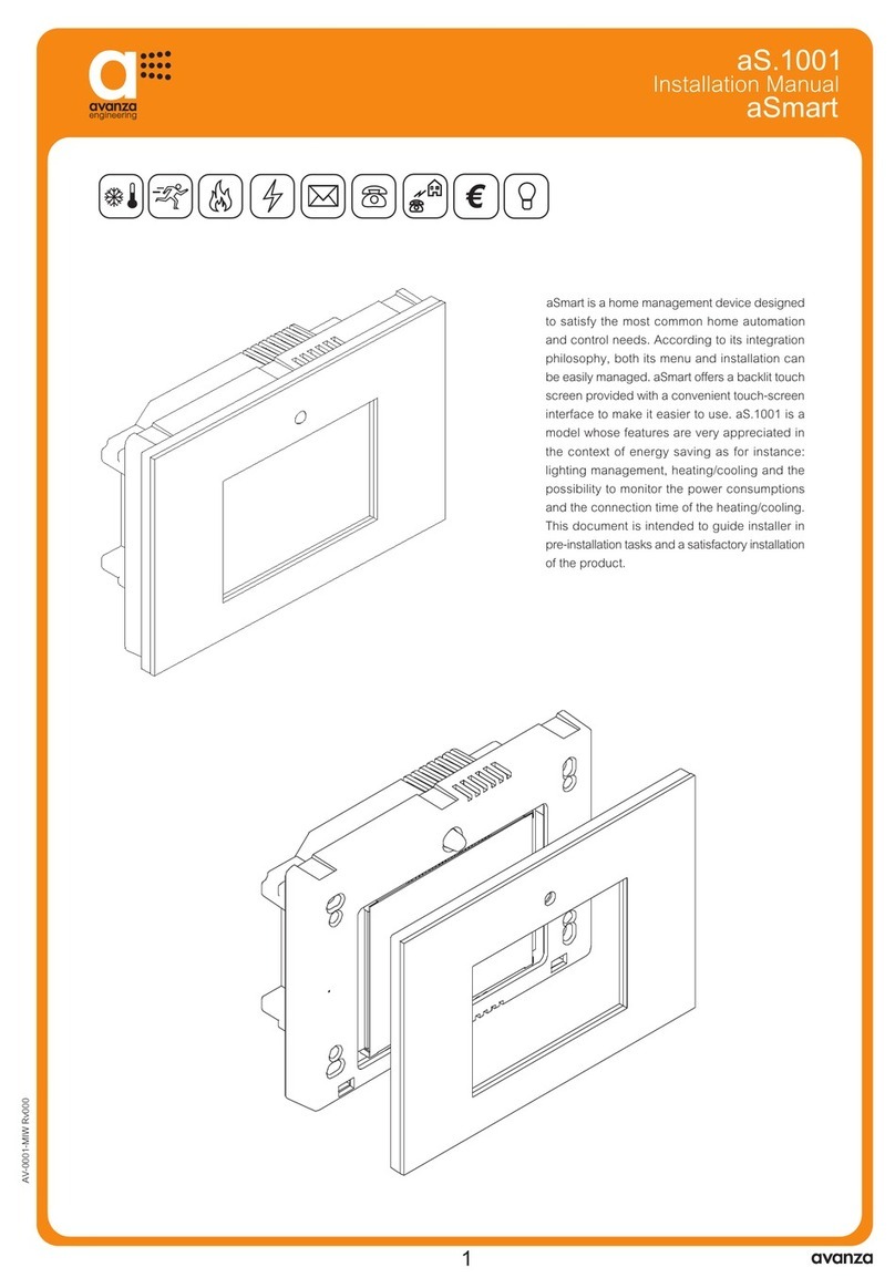 Avanza aSmart aS.1001 User manual