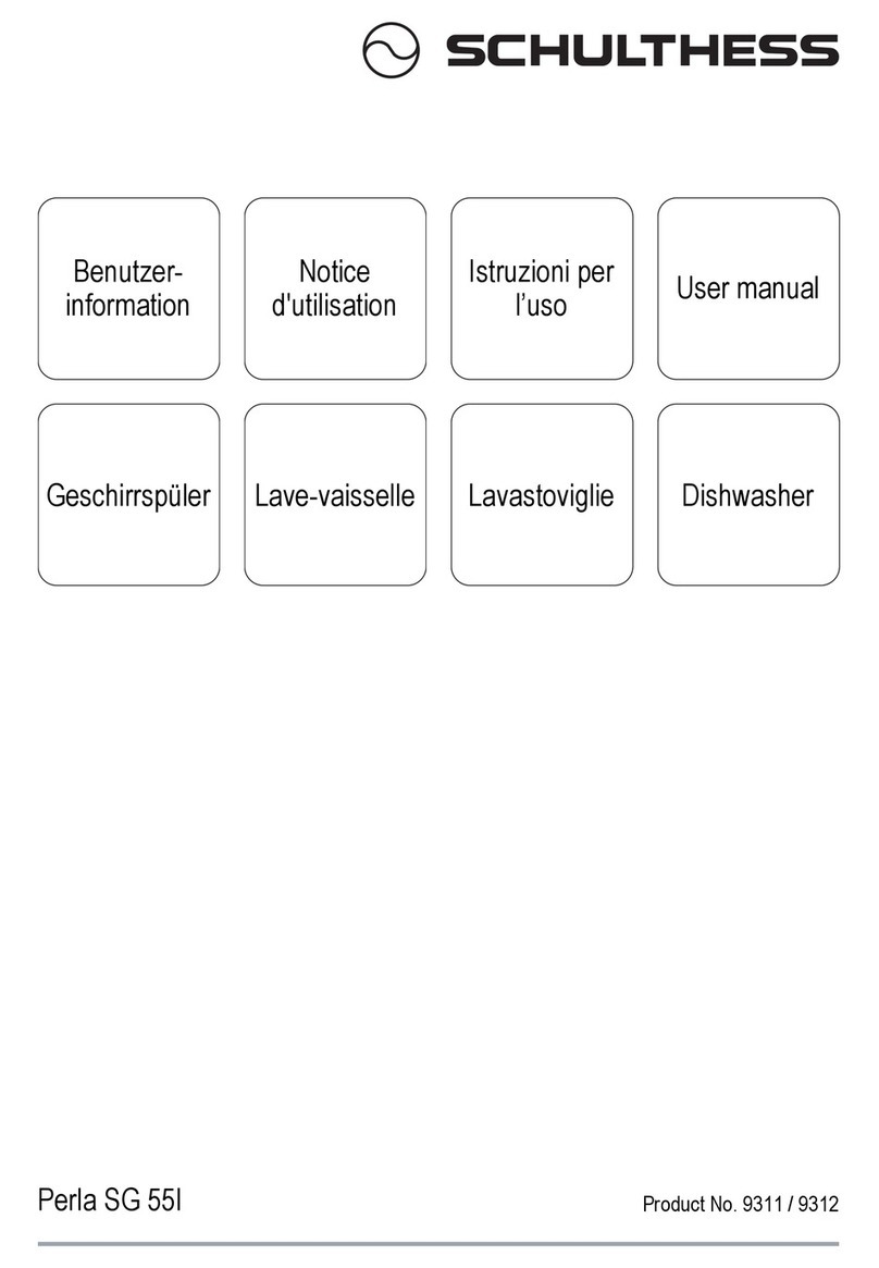 Schulthess Perla SG 55I user manual