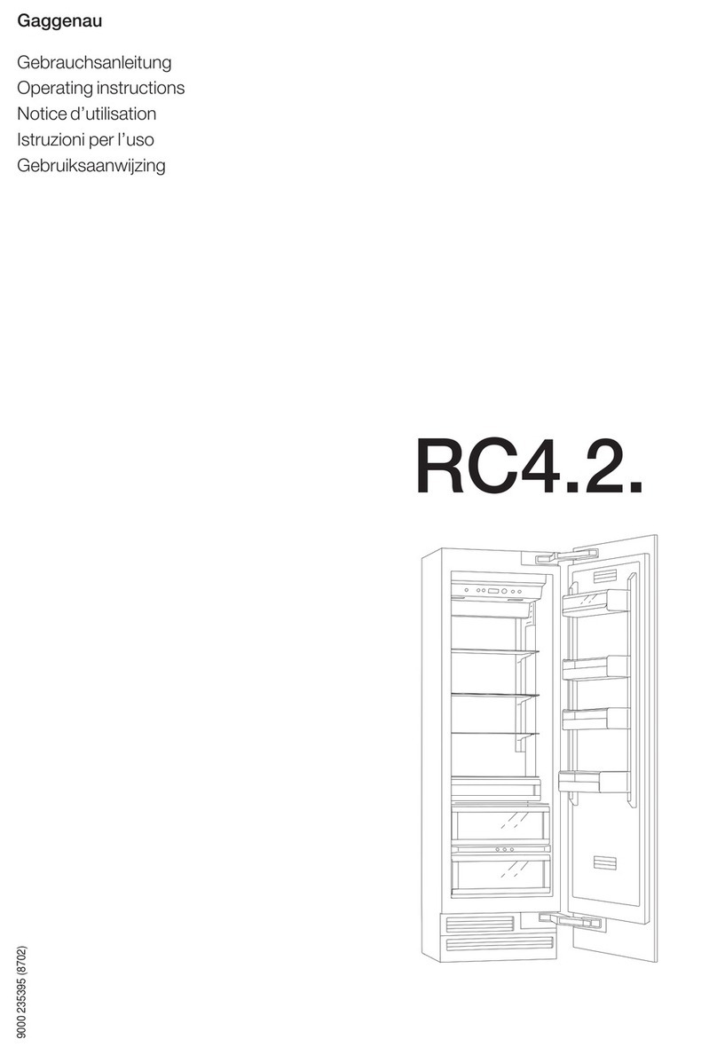 Gaggenau RC4.2. operating instructions