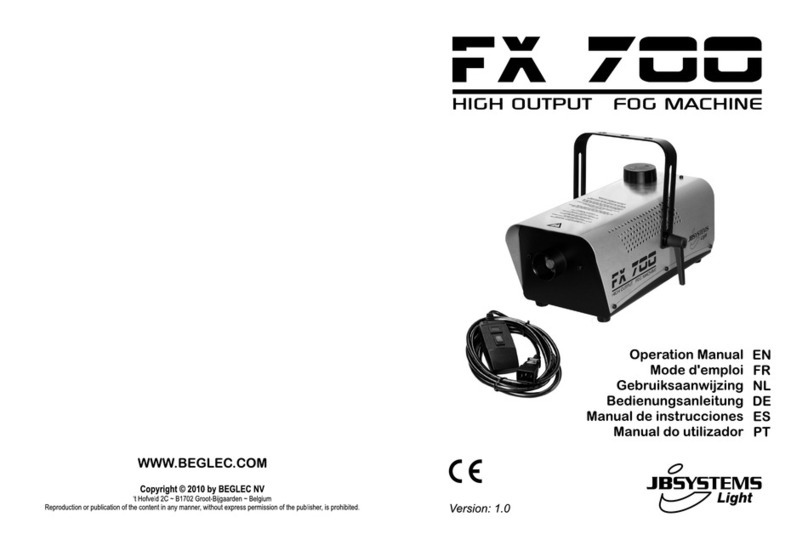 JB Systems FX 700 Operation manual