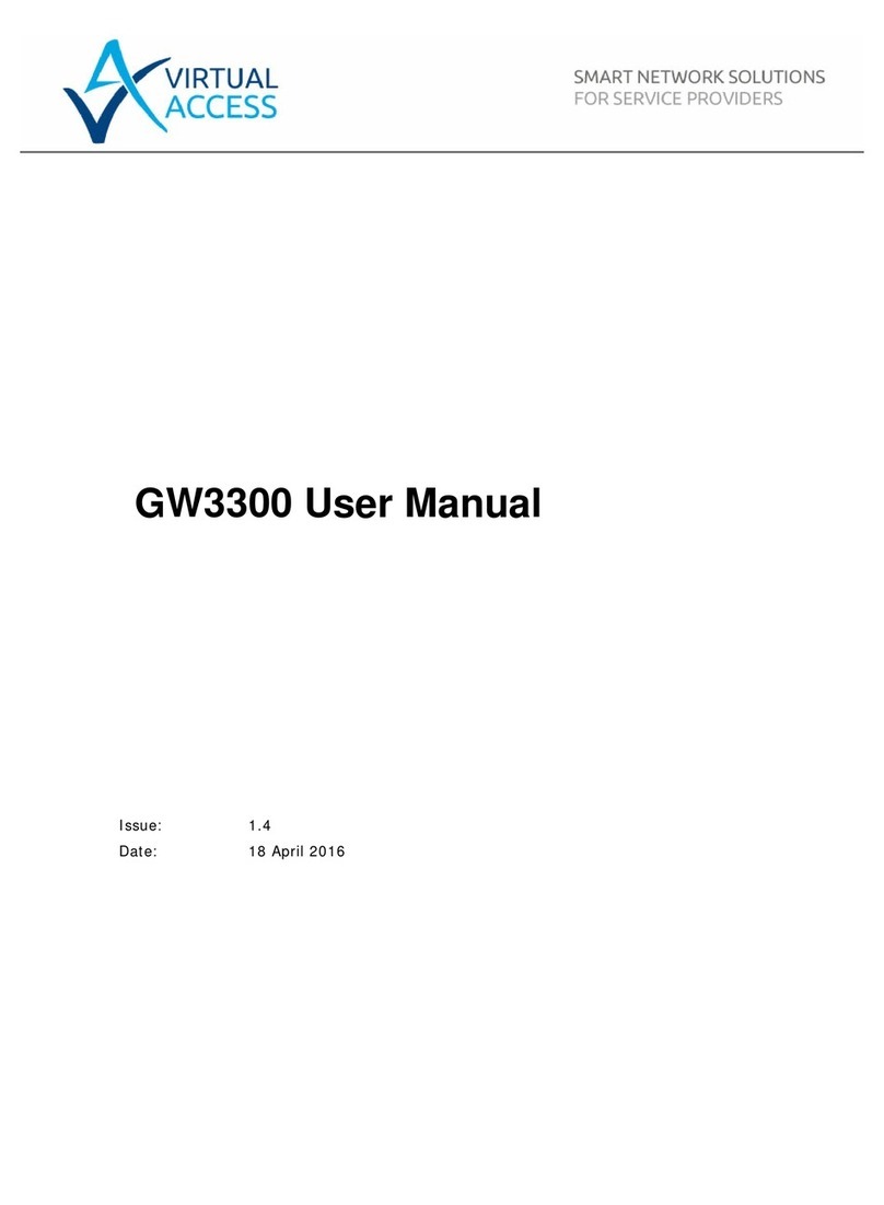 virtual access GW3330 user manual