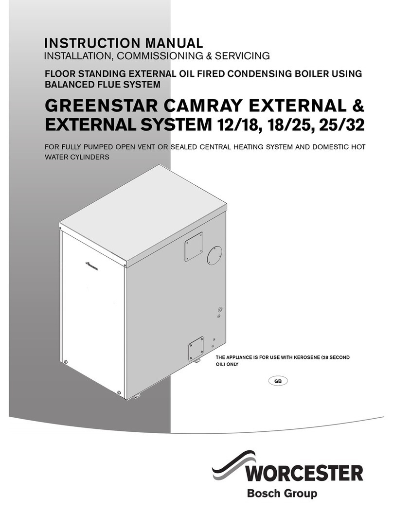Worcester GREENSTAR CAMRAY EXTERNAL instruction manual