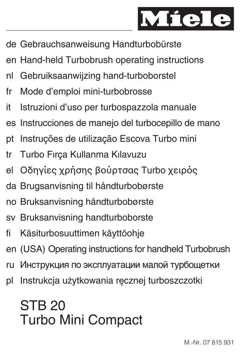 Miele STB 20 operating instructions