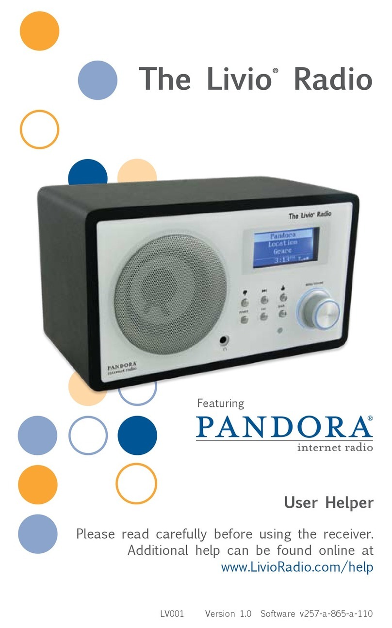 Livio Radio Pandora User helper