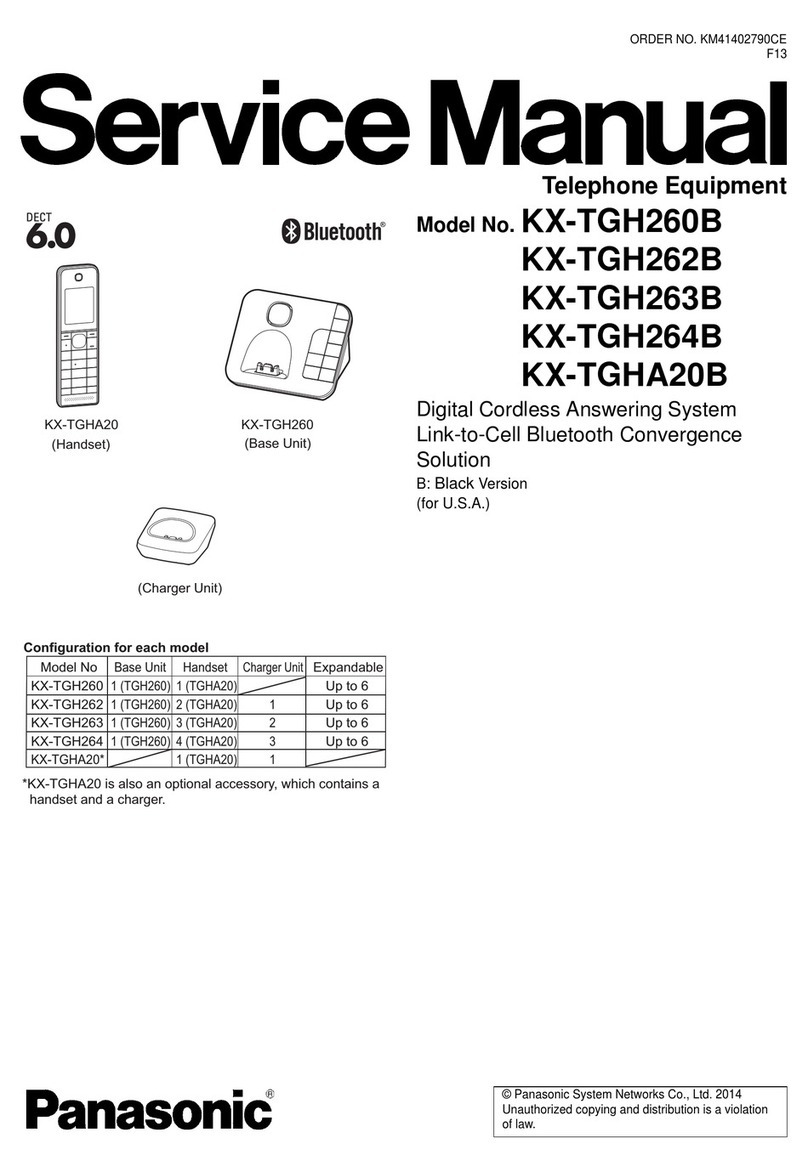 Panasonic KX-TGH262B User manual