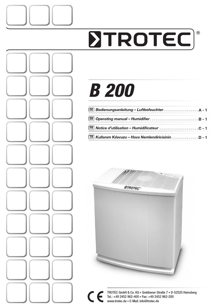 Trotec B 200 operating manual