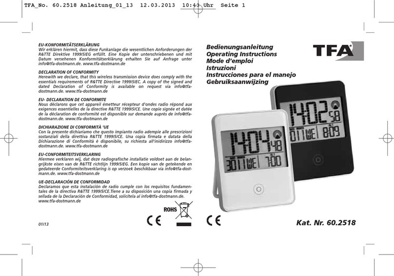 TFA CULT operating instructions