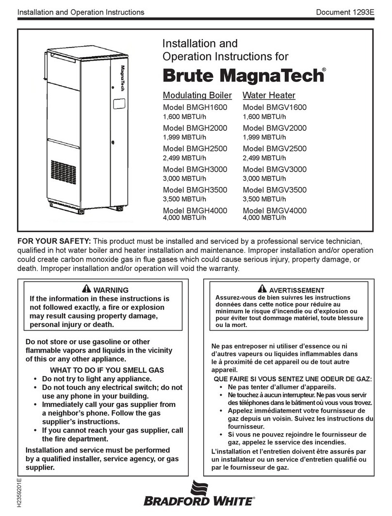 Brute MagnaTech BMGH1600 Installation and operation instructions