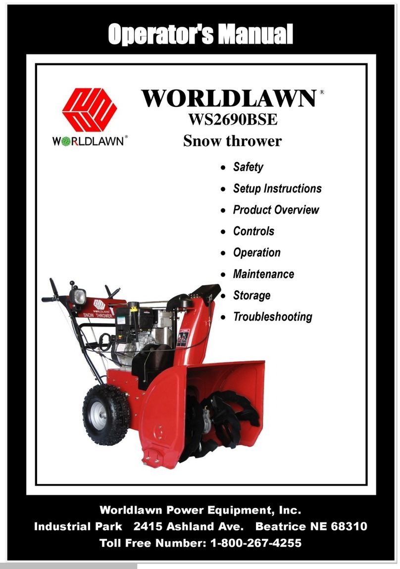 Worldlawn WS2690BSE Operator's manual