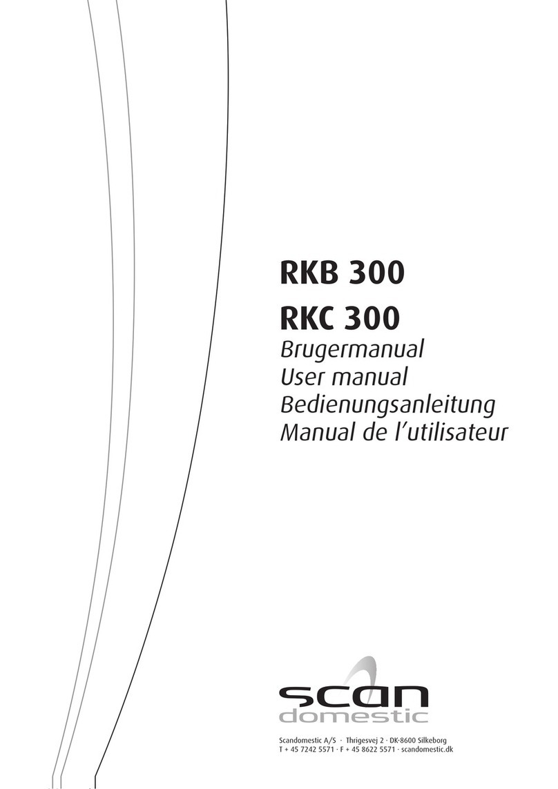 Scandomestic RKB 300 User manual