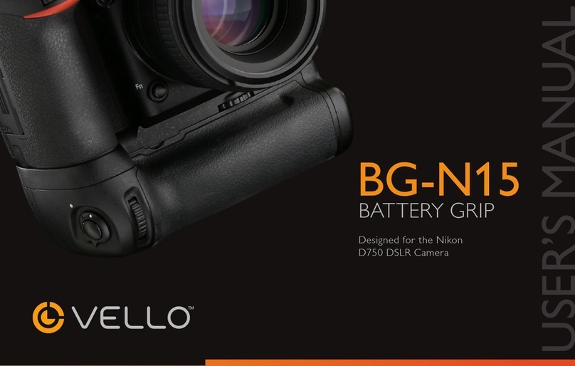 Vello BG-N15 User manual