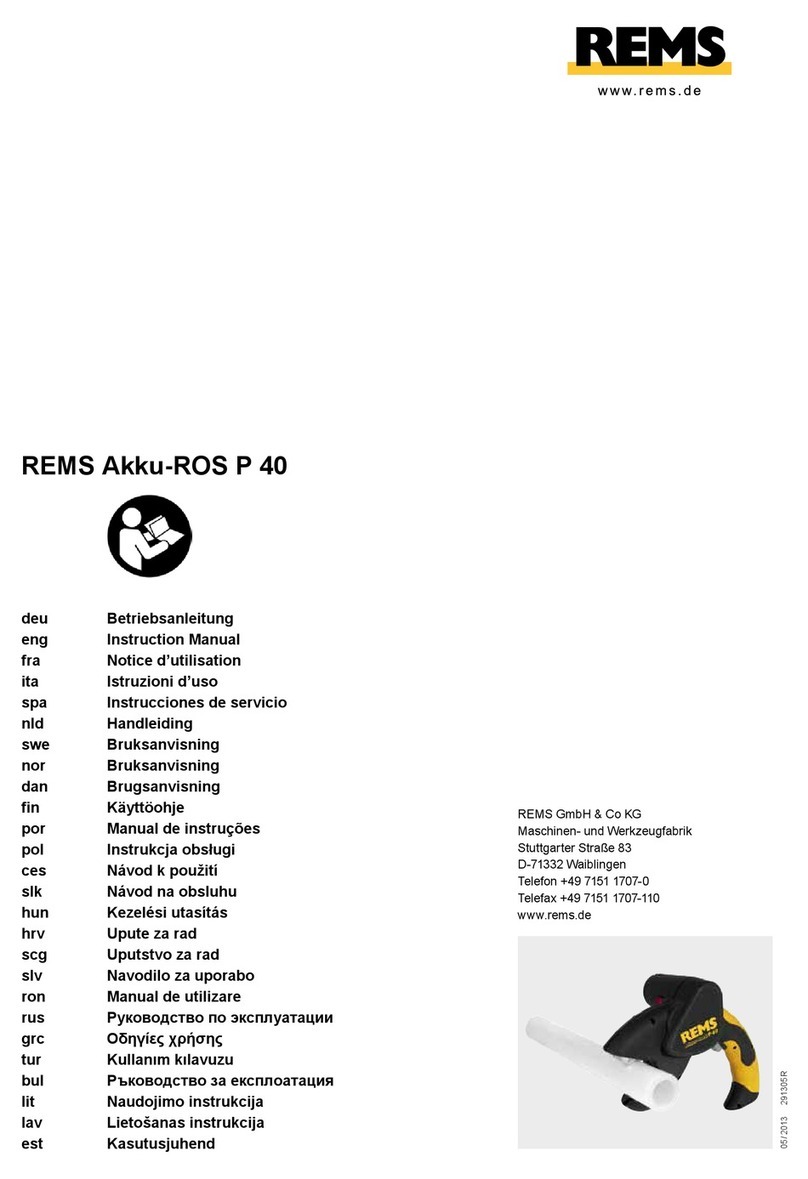 REMS Akku-ROS P 40 instruction manual