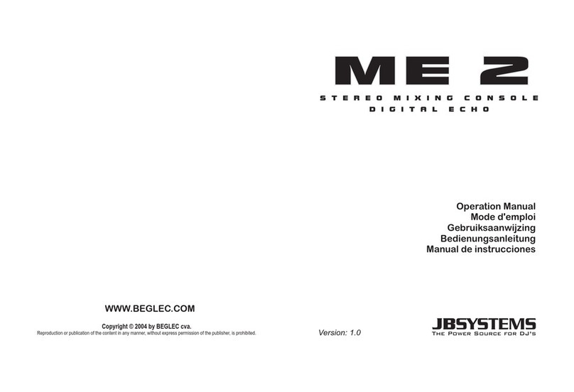JB Systems ME 2 User manual JB Systems ME 2 User manual
