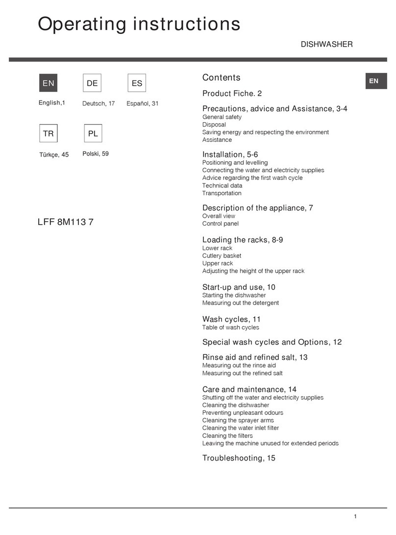Hotpoint LFF 8M113 7 User manual
