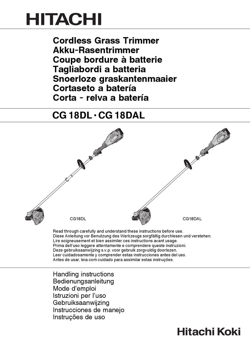 Hitachi CG 18DL User manual