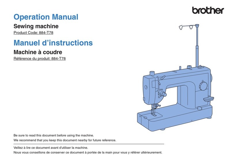 Brother 884-T78 Operation manual