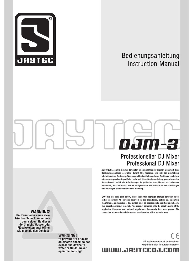 jaytec DJM-3 instruction manual