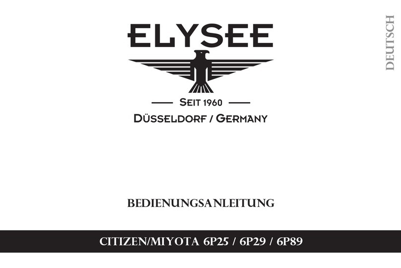 Elysee 6P25 instruction manual