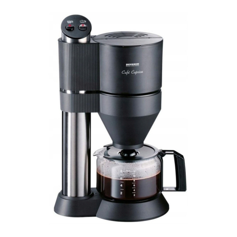 SEVERIN CAFE CAPRICE KA 5700 Instructions for use