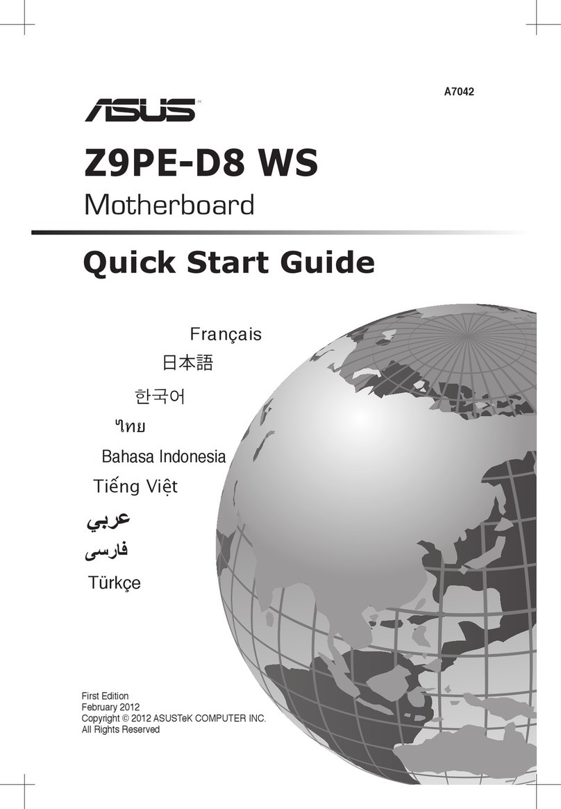 Asus Z9PE-D8 WS quick start guide