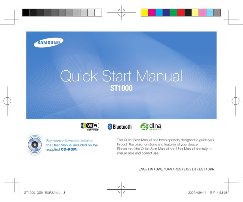Samsung SAMSUNG ST1000 Instruction manual