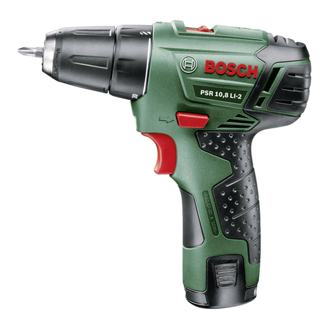 Bosch PSR 10 User manual
