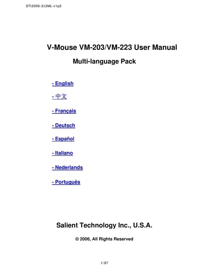 Salient Technology V-Mouse VM-203 user manual