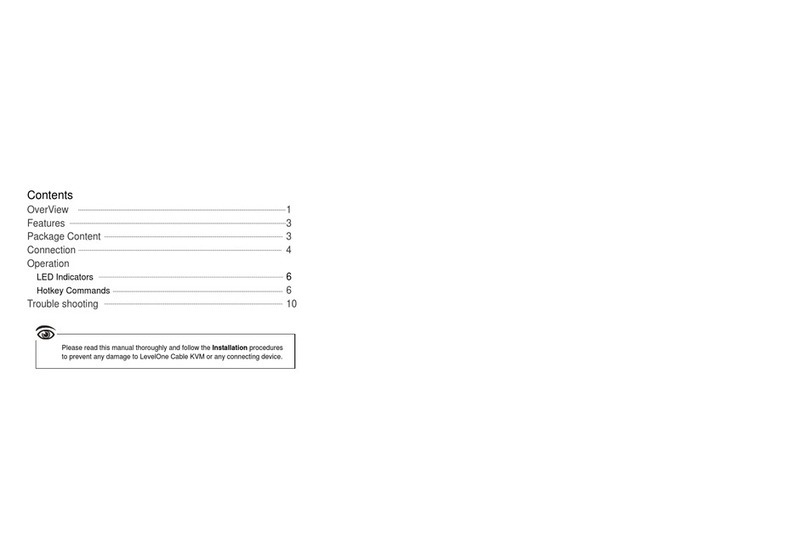 LevelOne kvm-0201 User manual LevelOne kvm-0201 User manual